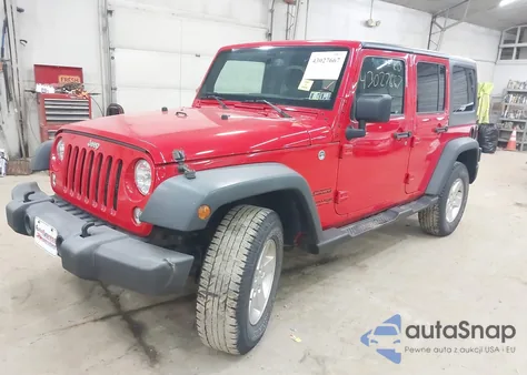 2018 Jeep Wrangler Jk Unlimited Sport S 4X4 из США, поврежденный, VIN 1C4BJWDG3JL883849